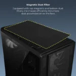 ZEBRONICS Zeb-Venator Stylish Gaming Cabinet – Black - Image 3