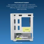 Zeb-Ember Gaming Cabinet White Edition by Zebronics Stylish Case - Image 4