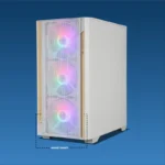Zeb-Ember Gaming Cabinet White Edition by Zebronics Stylish Case - Image 2