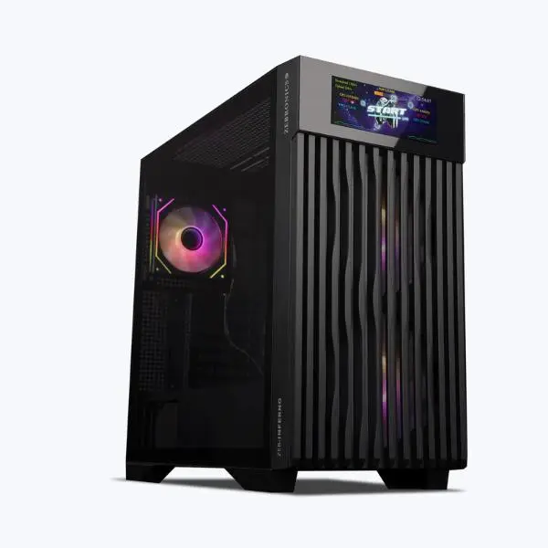 ZEBRONICS Inferno Mini Tower Gaming Cabinet | Compact PC Case