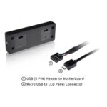 Thermaltake Premium TFT LCD Screen Kit with System Monitoring – Black - Image 4