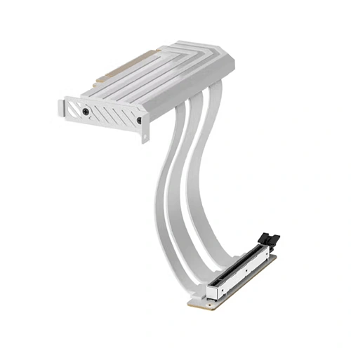 HYTE Hyper PCIe 5.0 200mm High-Speed White GPU Riser Cable
