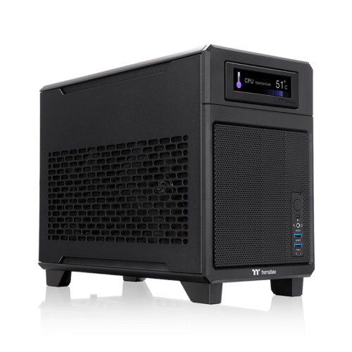 Thermaltake CTE E550 TG Mid Tower Gaming Cabinet (Black)