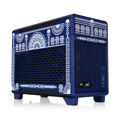 Thermaltake CA-11A-00SPNN-AR Compact Mini-ITX PC Cabinet (Hydrangea Blue)