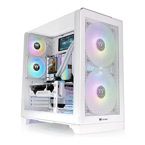 Thermaltake View 390 Air ARGB Snow White ATX Mid Tower Gaming Case