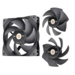 Thermaltake SWAFAN GT12 Silent Performance 120mm PC Cooling Fan – Black - Image 5