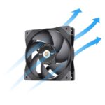 Thermaltake SWAFAN GT12 Silent Performance 120mm PC Cooling Fan – Black - Image 4