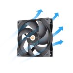 Thermaltake SWAFAN GT12 Silent Performance 120mm PC Cooling Fan – Black - Image 3