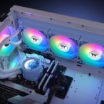 Thermaltake TH240 V2 ARGB 240mm Liquid CPU Cooler – Hydrangea Blue - Image 2