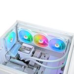 Thermaltake TH360 V3 Ultra Premium LCD AIO CPU Cooler – 360mm Snow Edition - Image 2