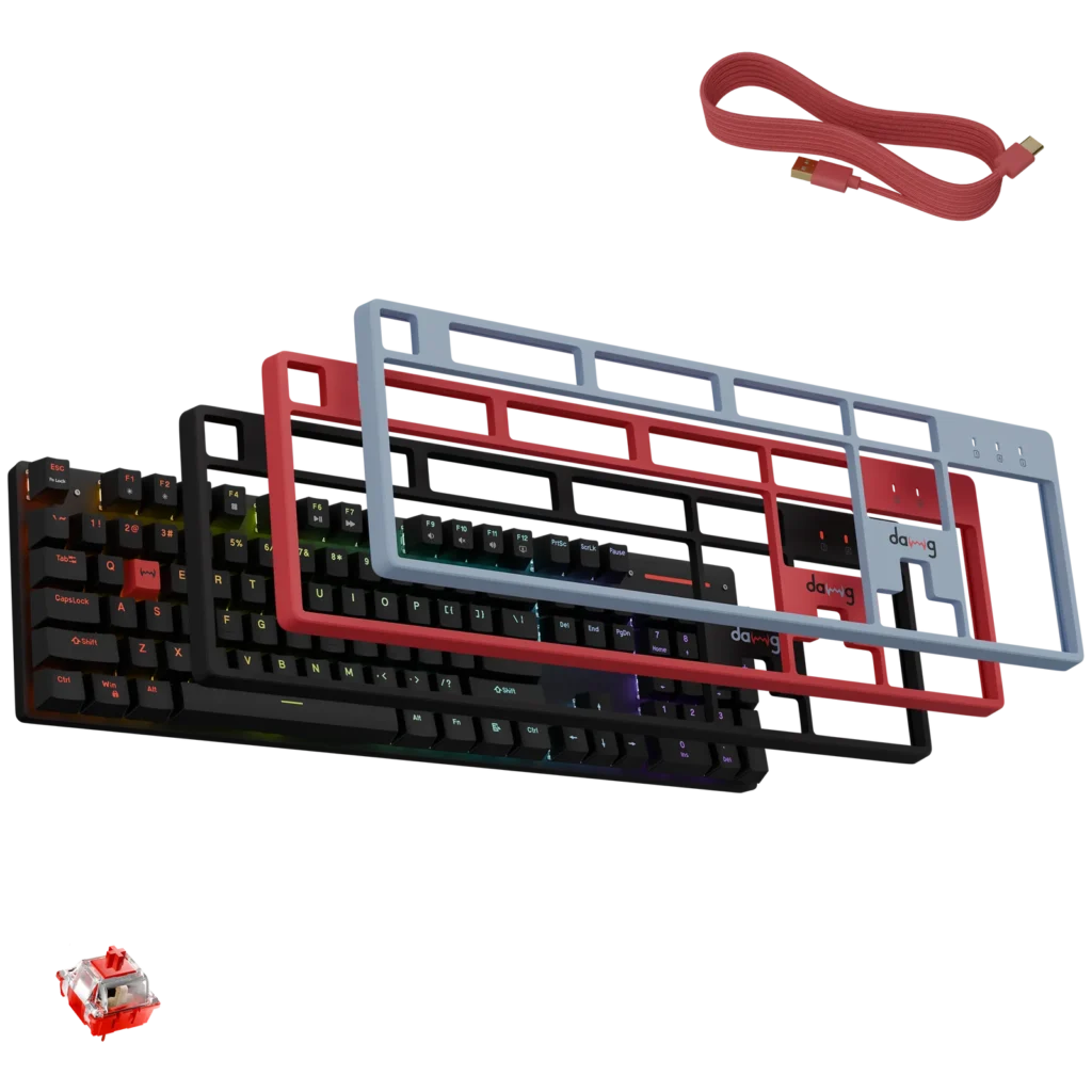 daWg HighKEY 685 Mechanical Gaming Keyboard – Red Switches