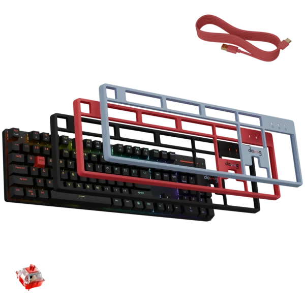 daWg HighKEY 685 Mechanical Gaming Keyboard – Red Switches