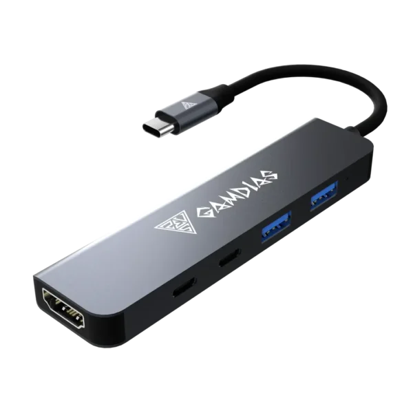 Gamdias Mercury M1-500 5-in-1 USB Expansion Hub for PC & Laptop