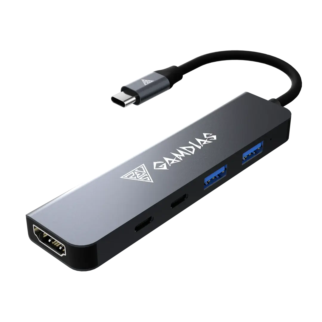 e4cc6916-a515-4b17-910b-b3f56cf396fd Gamdias Mercury M1-500 5-in-1 USB Expansion Hub for PC & Laptop