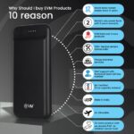 EVM P0109 EnCharge 10000mAh Portable Power Bank for Smartphones & Devices-BLACK - Image 3