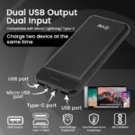 EVM P0109 EnCharge 10000mAh Portable Power Bank for Smartphones & Devices-BLACK - Image 4