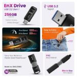 EVM EnX 256GB High-Speed USB Flash Drive USB 3.2 Gen 1 - Image 4