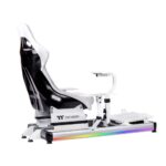 Thermaltake GF500 Aluminum Flight Simulator Cockpit – Immersive Aviation Gaming Setup – White - Image 5