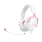 HyperX Cloud III Gaming Headphones – Wired Over-Ear Headset – White/Pink - Image 4