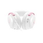 HyperX Cloud III Gaming Headphones – Wired Over-Ear Headset – White/Pink - Image 3