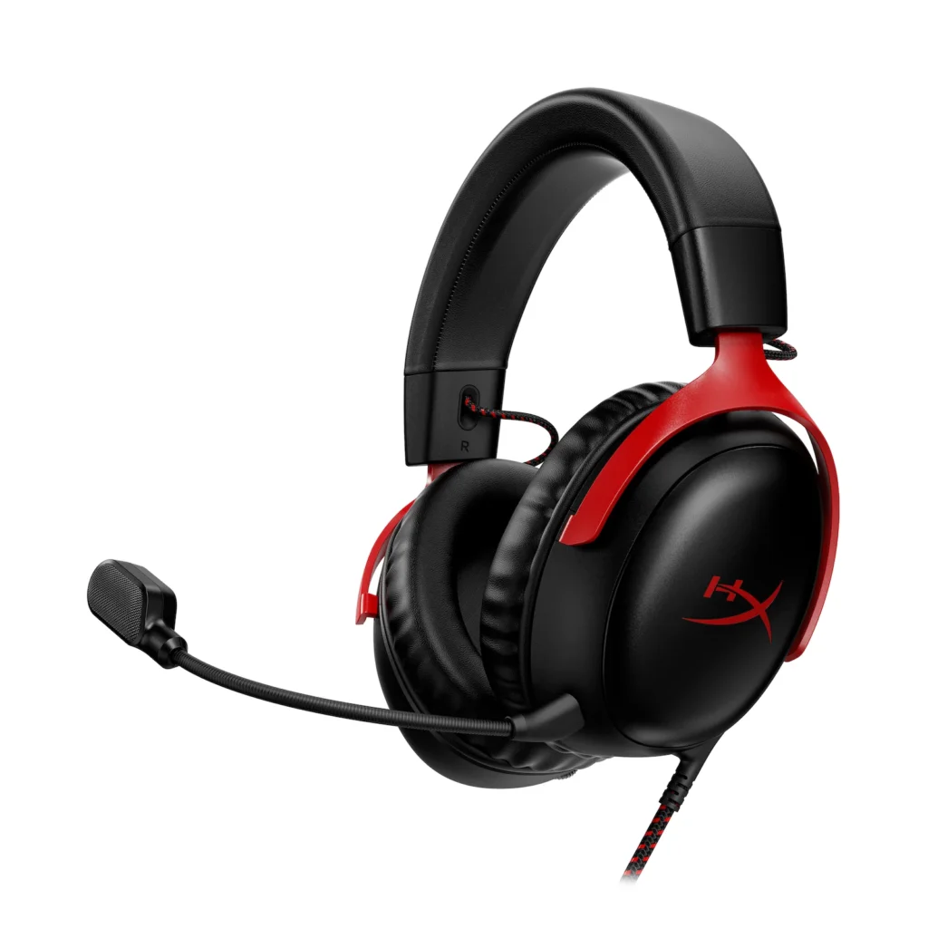 HyperX Cloud III Pro Gaming Headset – Signature Comfort – Black/Red