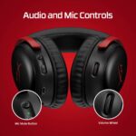 HyperX Cloud III Gaming Wireless Headset – Immersive Sound – Black/Red - Image 2