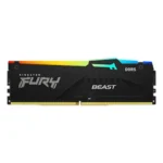 Kingston FURY Beast RGB 32GB (2x16GB) DDR5 6000MHz CL30 Desktop Memory RAM – Black (KF560C30BBEAK2-32) - Image 3