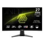 MSI MAG 27CQ6F 27-Inch Curved Gaming Monitor – WQHD Display