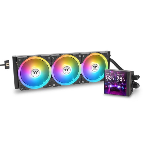Thermaltake MAGFloe 420 Ultra ARGB 420mm Liquid CPU Cooler – Black
