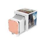Thermaltake MINECUBE 360 Ultra 360mm ARGB CPU Cooler – Quad 3.95" LCD | Snow White - Image 4