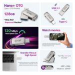 EVM 128GB OTG Pen Drive EVM-EEPOT/128G USB Flash Drive - Image 4