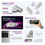 EVM 64GB OTG Dual Connector Pen Drive EEPOT/64G - Image 4