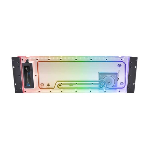 Thermaltake Pacific Ultra Core P8 DP-D5 Plus Distro Plate with Integrated D5 Pump & LCD Display