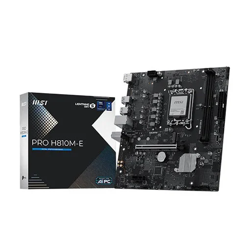 MSI PRO H810M-E DDR5 Micro-ATX Motherboard for Intel Core Ultra Processors