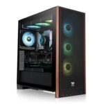 Thermaltake CA-11J-00M1WN-00 Modern Showcase PC Cabinet (Black)