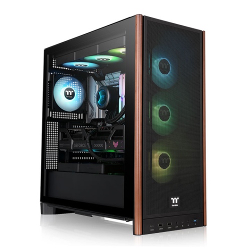 Thermaltake CA-11J-00M1WN-00 Modern Showcase PC Cabinet (Black)