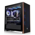 Thermaltake CA-11J-00M1WN-00 Modern Showcase PC Cabinet (Black) - Image 4