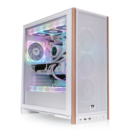 Thermaltake CA-11J-00M6WN-00 Modern Showcase Gaming PC Cabinet (Snow White)