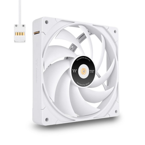 Thermaltake TOUGHFAN EX14 Turbo High Airflow PC Cooling Fans – Snow White
