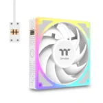 Thermaltake SWAFAN EX12 Magnetic Daisy-Chain PWM ARGB Case Fans – Snow White - Image 4