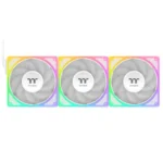 Thermaltake SWAFAN EX12 Magnetic Daisy-Chain PWM ARGB Case Fans – Snow White - Image 2