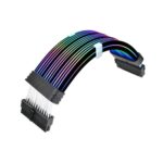 Thermaltake Premium 24-Pin ARGB Motherboard Cable – Transparent LED Tube – Black - Image 4