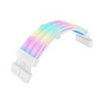 Thermaltake TT Mod RGB Motherboard Power Extension Cable – 24-Pin – White - Image 4