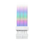Thermaltake TT Mod RGB Motherboard Power Extension Cable – 24-Pin – White - Image 2