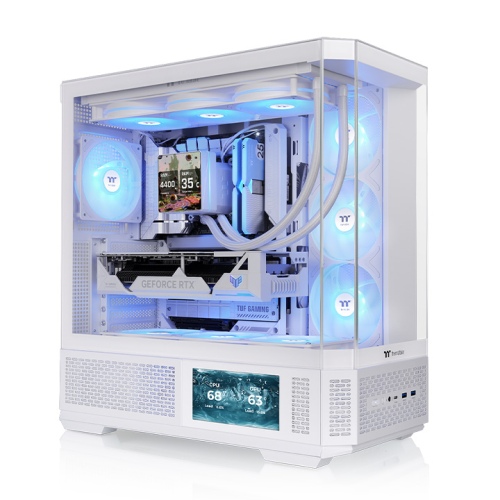 Thermaltake CA-11N-00M6WN-00 Premium Snow White Gaming Cabinet