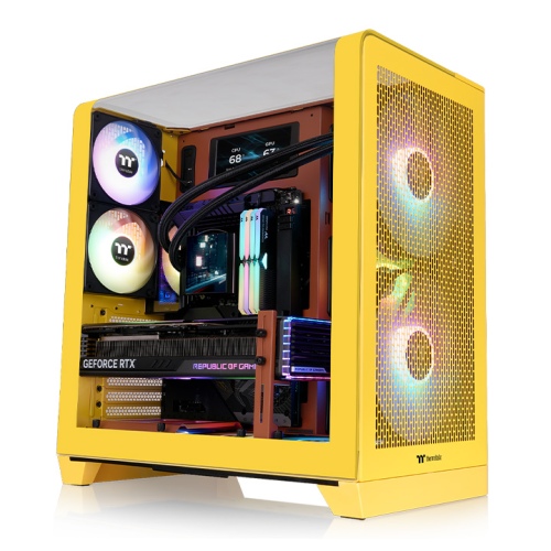 Thermaltake CA-11F-00MMWN-00 Premium Mid Tower PC Gaming Cabinet
