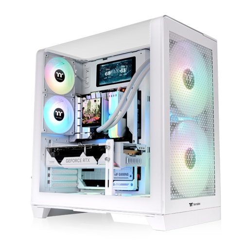 Thermaltake CA-11F-00M6WN-00 Tempered Glass Gaming Cabinet (Snow White)