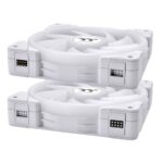 Thermaltake SWAFAN EX12 120mm Reverse Blade ARGB Performance Cooling Fans – Snow White - Image 4