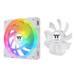 Thermaltake SWAFAN EX12 120mm Reverse Blade ARGB Performance Cooling Fans – Snow White - Image 2