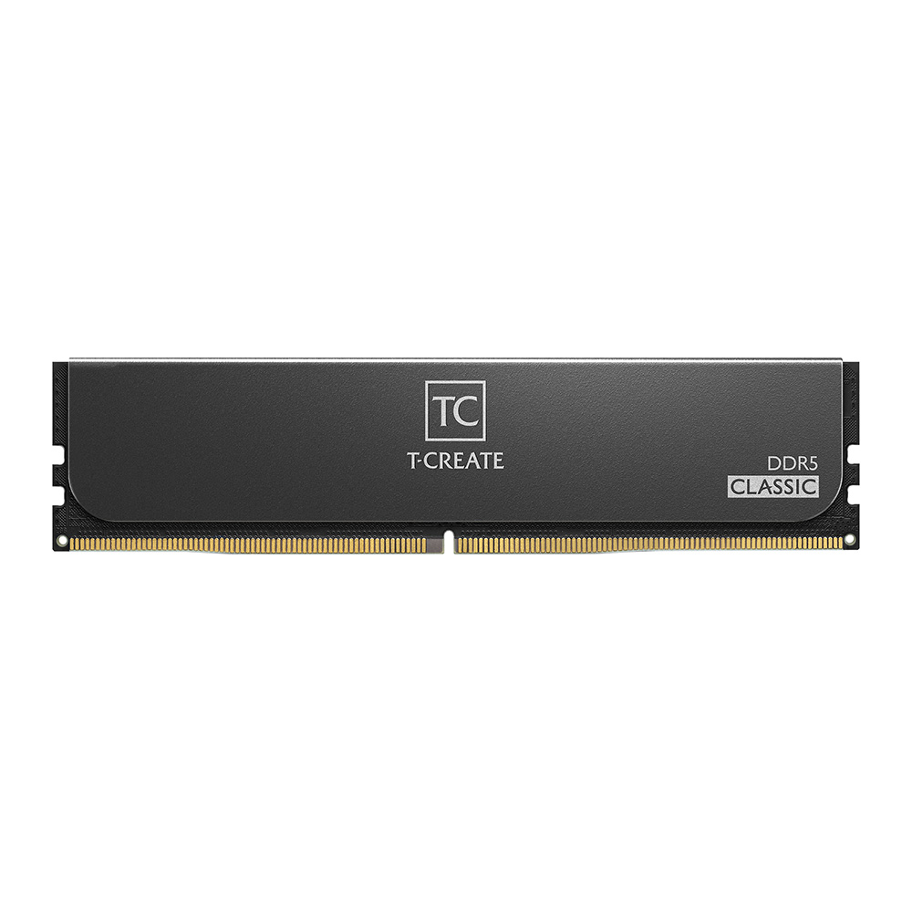 TeamGroup T-CREATE CLASSIC DDR5 32GB (1x32GB) 6000MHz CL48 Desktop RAM - Black